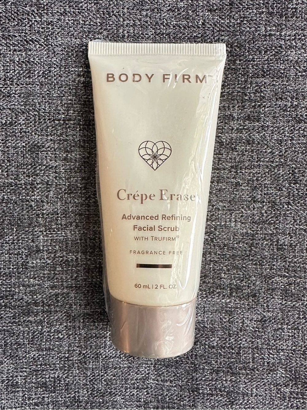 NEW Body Firm Crepe Erase Advanced Refining Facial Scrub TruFirm Travel 2oz